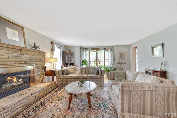 Fireplace, Interior, Living room, Stone Walls
