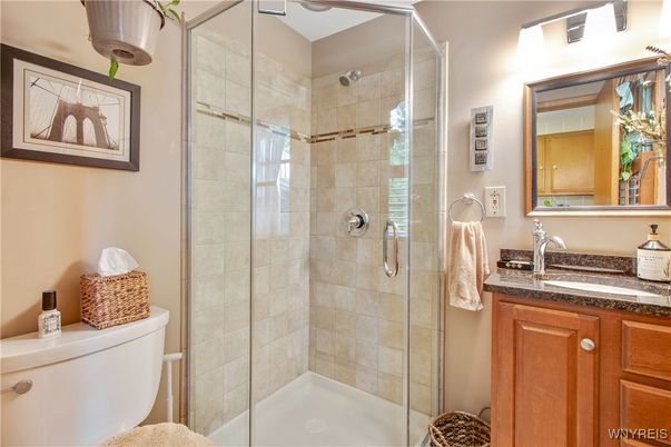 Bathroom, Glass Shower, Interior