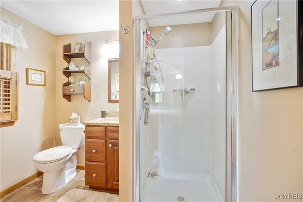 Bathroom, Glass Shower, Interior