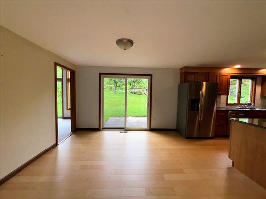 Empty room, Interior, Kitchen, Wood Texture Flooring