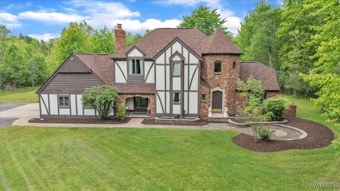 Backyard, Exterior, Facade, Brick Facade, Tudor Revival