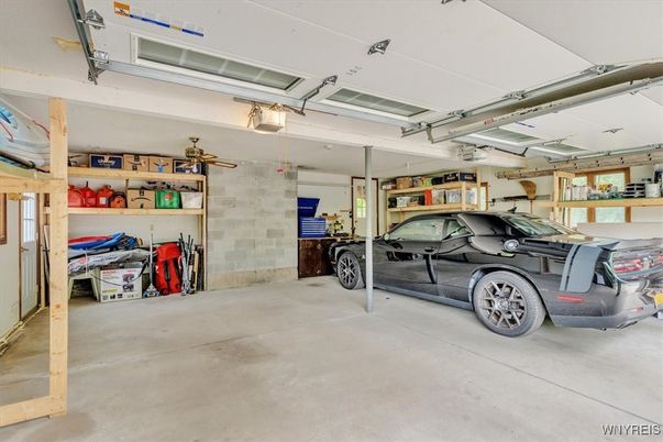 Garage, Interior, Stone Walls