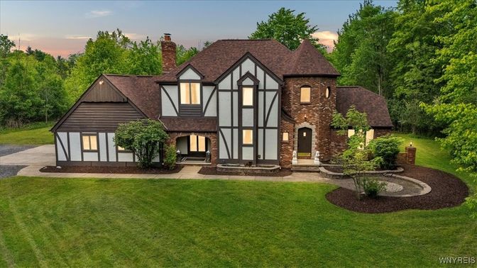 Backyard, Exterior, Facade, Brick Facade, Tudor Revival