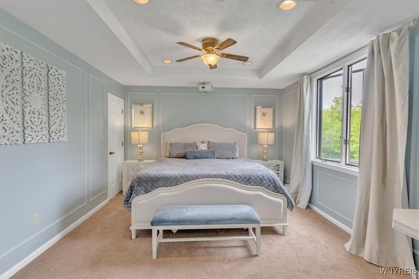 Bedroom, Interior, Recessed Lighting