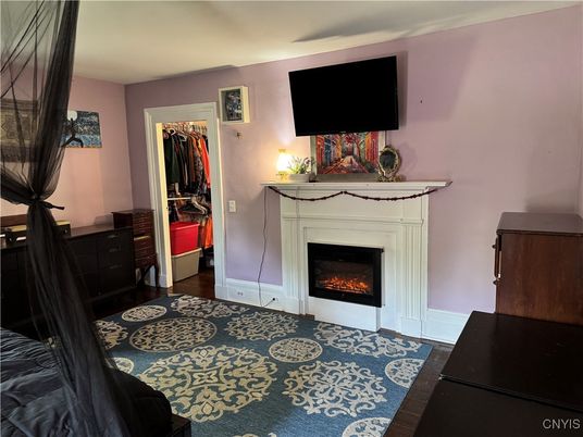 Fireplace, Interior, Wood Texture Flooring