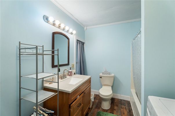 Bathroom, Interior, Wood Texture Flooring