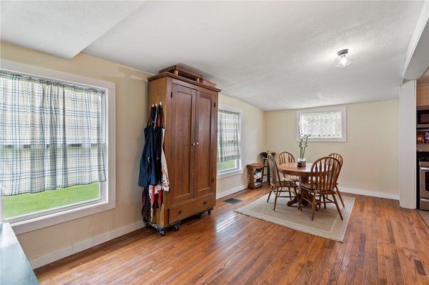 Dining room, Interior, Wood Texture Flooring