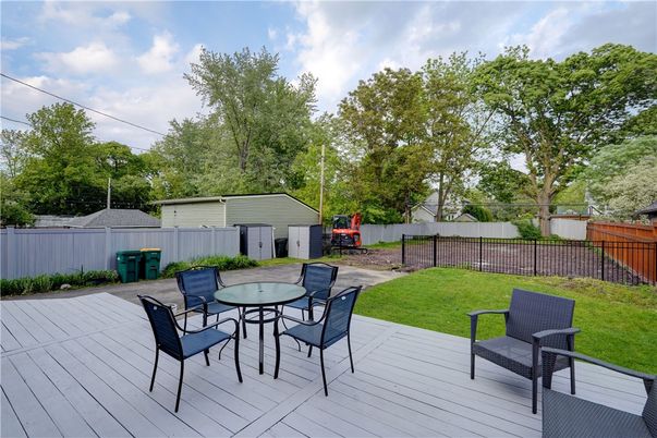 Backyard, Detached Garage, Exterior