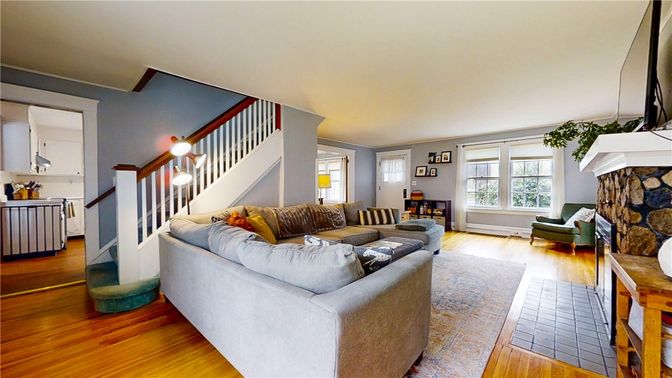 Fireplace, Interior, Living room, Wood Texture Flooring