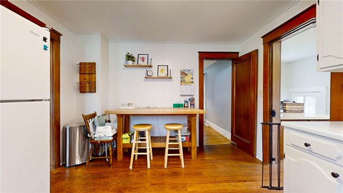 Interior, Kitchen, Wood Texture Flooring