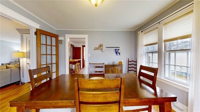 Dining room, Interior, Wood Texture Flooring