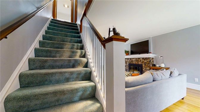 Fireplace, Interior, Wood Texture Flooring