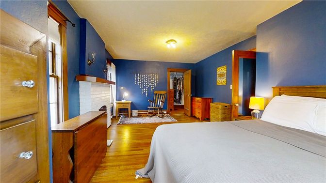 Bedroom, Interior, Wood Texture Flooring