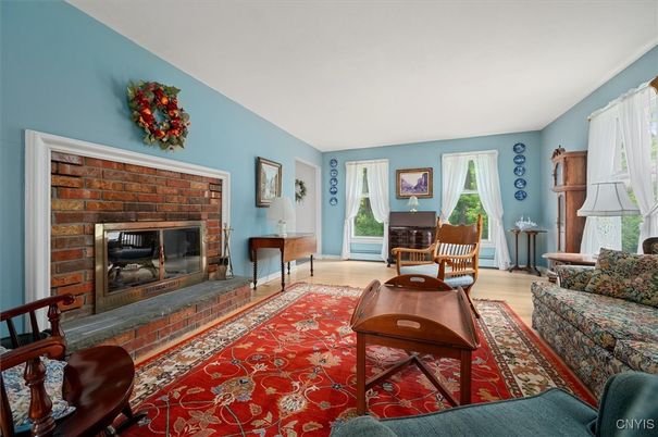 Fireplace, Interior, Living room, Piano, Wood Texture Flooring