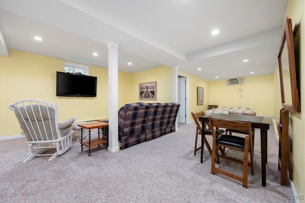 Dining room, Interior, Recessed Lighting