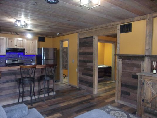 Interior, Kitchen, Wooden Ceilings, Wood Texture Flooring, Wooden Walls