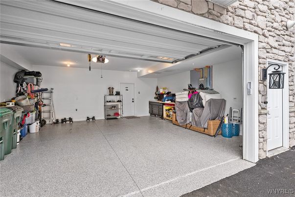 Garage, Interior, Stone Walls