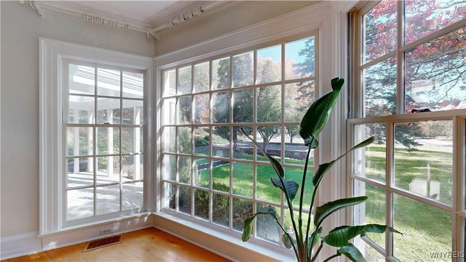 Interior, Sun Room, Wood Texture Flooring
