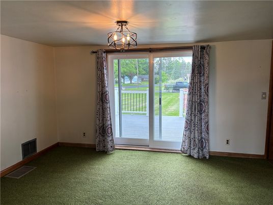 Chandelier, Empty room, Interior