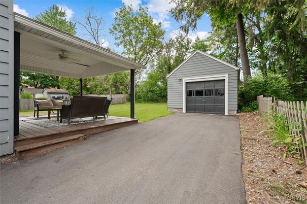 Backyard, Detached Garage, Exterior