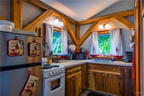 Interior, Kitchen, Wooden Beams