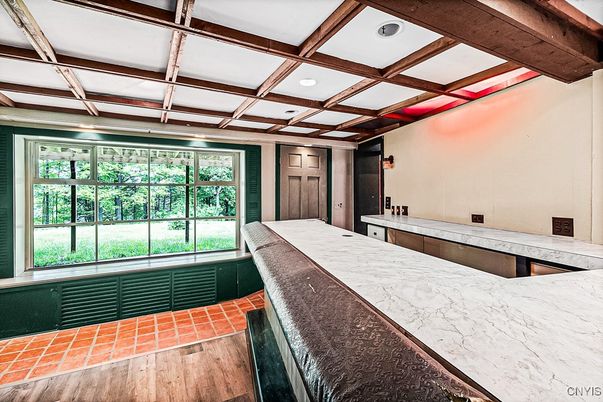 Interior, Recessed Lighting, Wooden Beams, Wood Texture Flooring