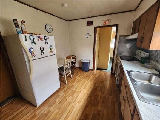Interior, Kitchen, Wood Texture Flooring