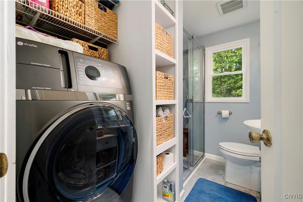 Bathroom, Interior, Utility Closets, Washer