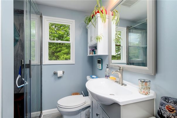 Bathroom, Glass Shower, Interior