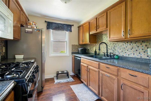 Interior, Kitchen, Wood Texture Flooring