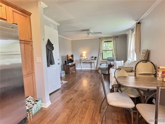 Dining room, Interior, Kitchen, Living room, Wood Texture Flooring