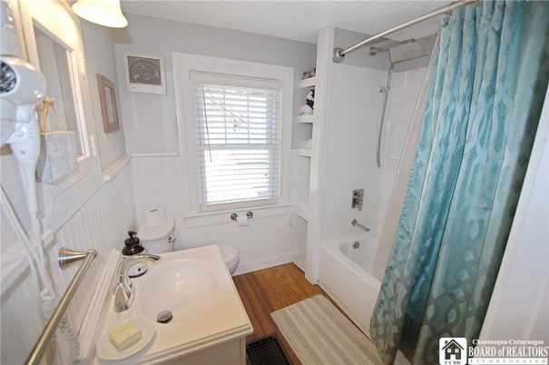 Bathroom, Interior, Wood Texture Flooring