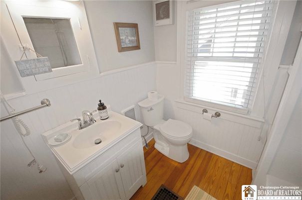 Bathroom, Interior, Wood Texture Flooring