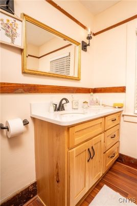 Bathroom, Interior, Wood Texture Flooring