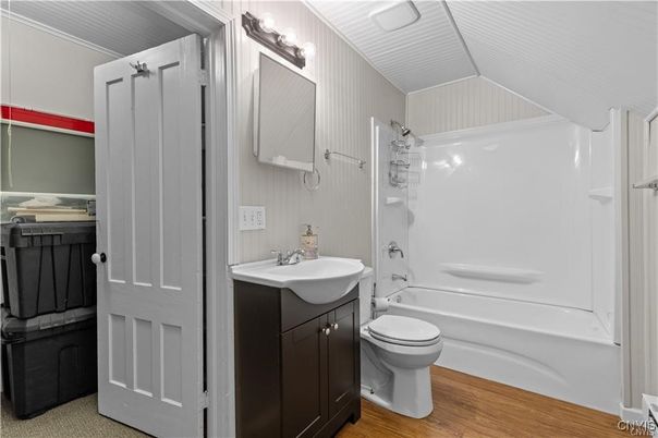 Bathroom, Interior, Wood Texture Flooring