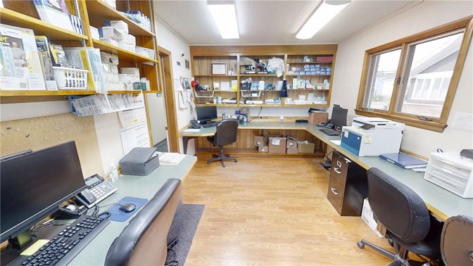 Home Office, Interior, Wood Texture Flooring
