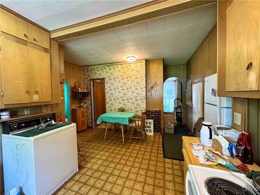 Interior, Kitchen, Wooden Walls