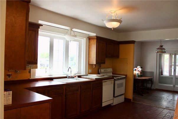 Interior, Kitchen, Wood Texture Flooring