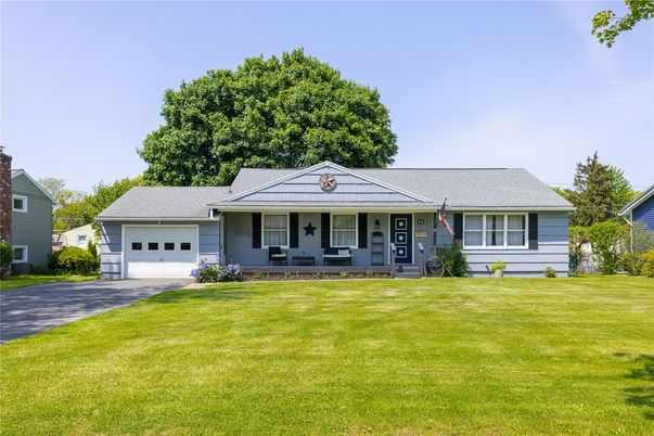 Attached, Backyard, Exterior, Facade, Ranch