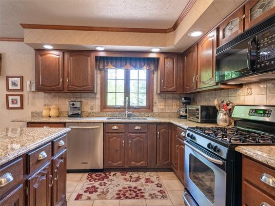 Interior, Kitchen, Recessed Lighting, Stainless Steel Appliances