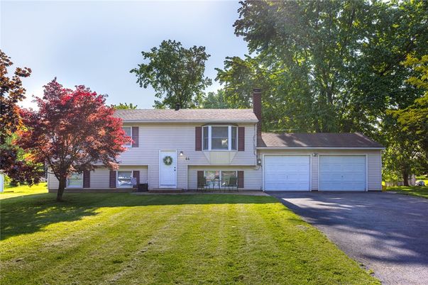 Attached, Backyard, Exterior, Facade, Raised Ranch