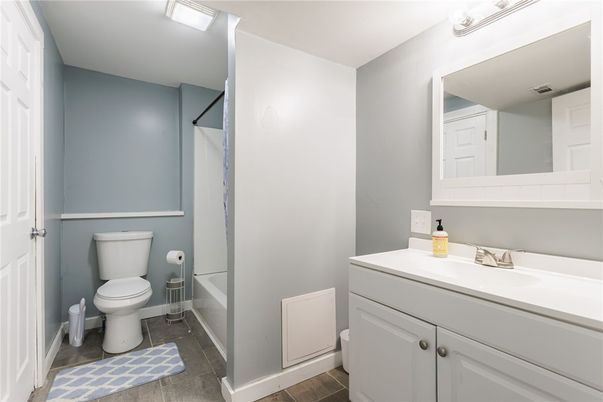 Bathroom, Interior, Wood Texture Flooring