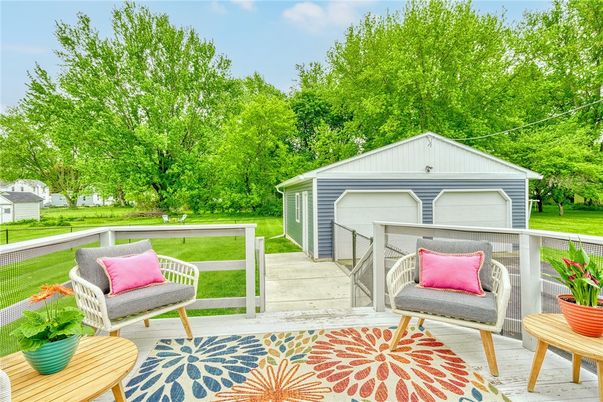 Backyard, Detached Garage, Exterior