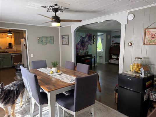 Dining room, Interior, Kitchen, Wood Texture Flooring