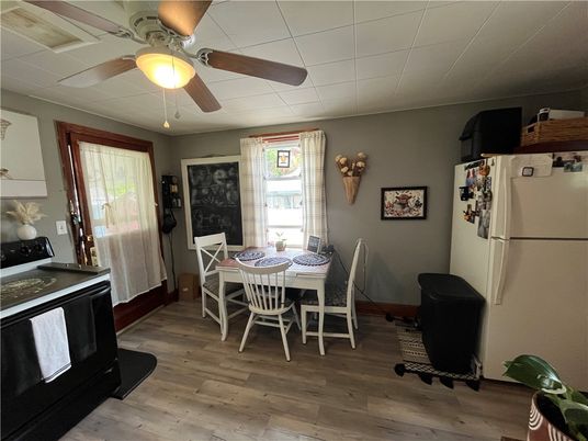 Dining room, Interior, Wood Texture Flooring