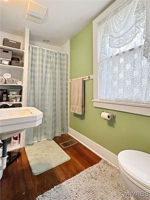Bathroom, Interior, Wood Texture Flooring