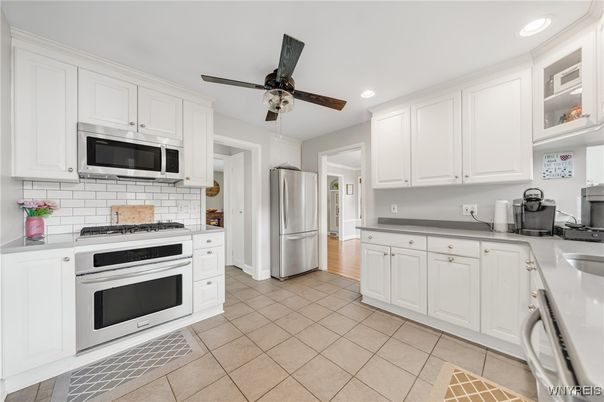 Interior, Kitchen, Recessed Lighting, Stainless Steel Appliances