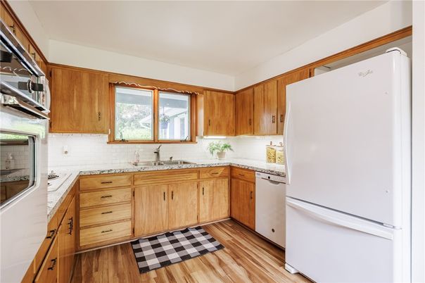 Interior, Kitchen, Wood Texture Flooring