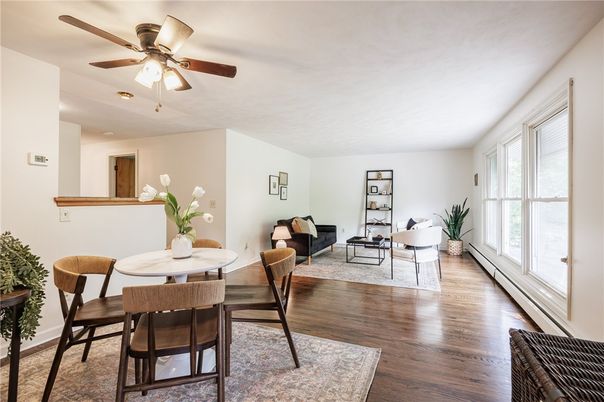 Dining room, Interior, Living room, Wood Texture Flooring