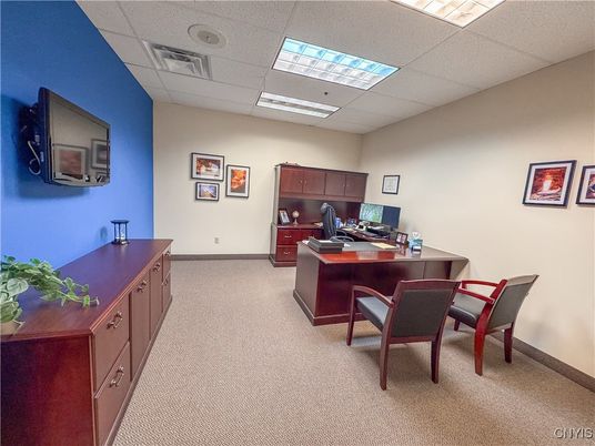 Home Office, Interior, Recessed Lighting